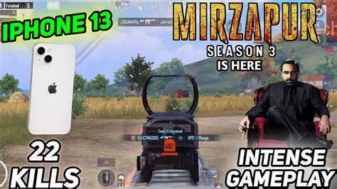 IPhone 13 Bgmi Pubg Mobile Gameplay Bgmi Ko Mirzapur Bana Diya Bgmi