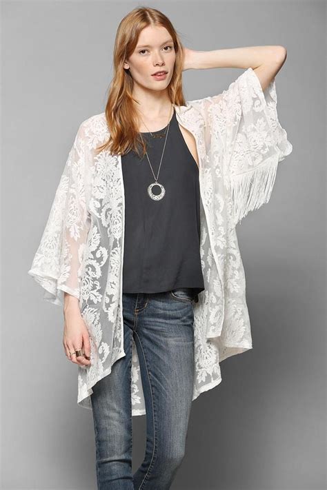 White Lace Kimono