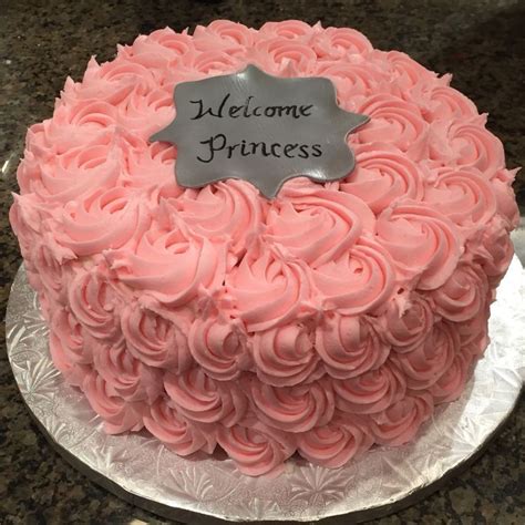 Pink Rosette Ice Cream Cake Soul Cakes By Tanya Soul Cake Cake