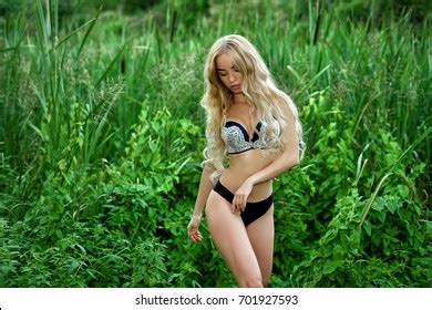 Portrait Nude Elegant Lady Green Rainforest Stock Photo Edit Now 88017325