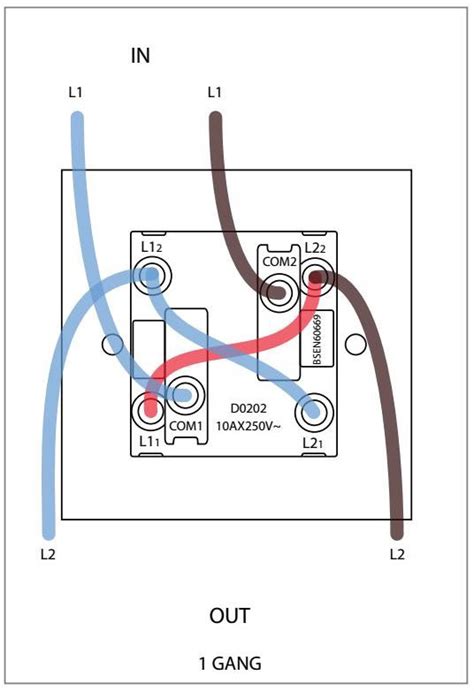 Double Gang Two Way Light Switch Wiring Gang Way Switch