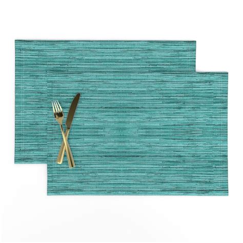 Coastal Placemats Set Of 2 Grasscloth By Etsy