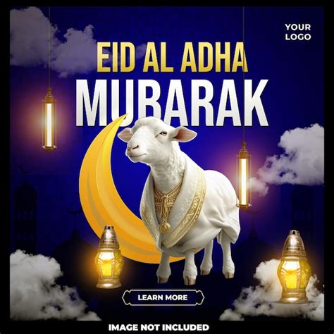 Modelo De Design Eid Al Adha Psd Premium