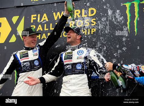 Podium Ambiance Solberg Petter Nor Psrx Volkswagen Sweden Volkswagen