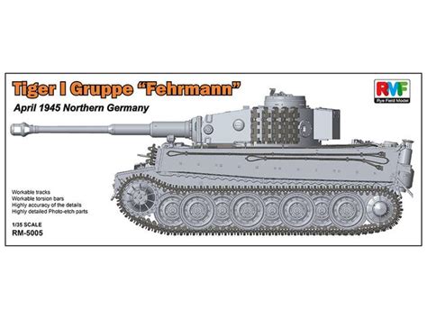 Czołg Tiger I PzKpfw VI Ausf.E model RM-5005 RFM - ERLI.pl