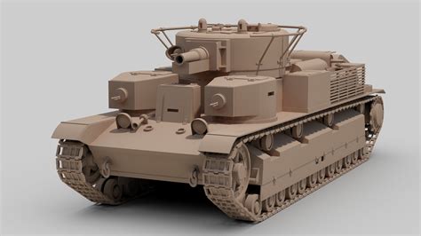 T28 Medium Tank 3D Model $179 - .3ds .fbx .max .obj - Free3D