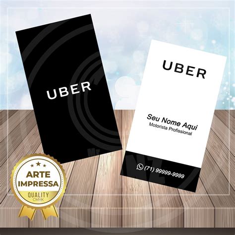 Cart O De Visitas Uber Uni No Elo Mr Vinz Be