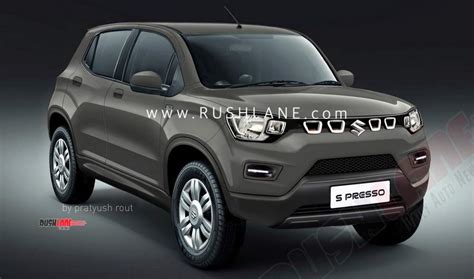 Maruti S Presso Colour Options Alto Suv Render Photos