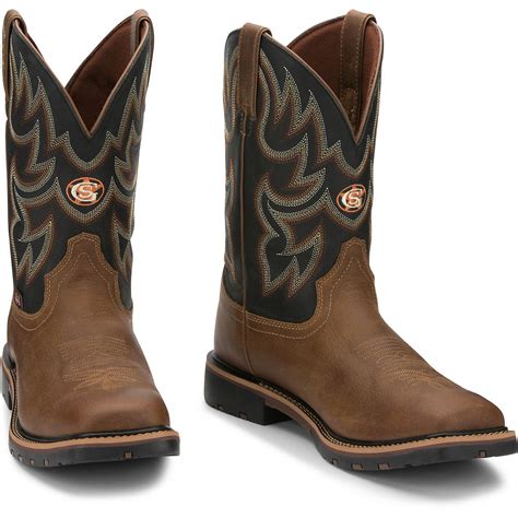 Justin Men's George Strait Fireman Waterproof Boots | Academy