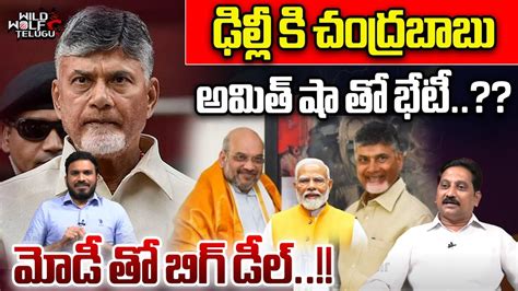 CM Chandrababu To Meet To Amith Shah PM Modi AP Politics AP News