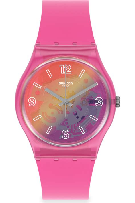 Swatch Uhr Gp Monthly Drops Gent Orange Disco Fever Uhrendirect De