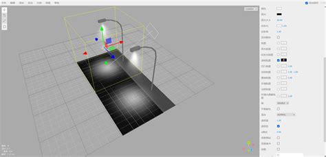 Threejs中路灯照亮路面的构建小技巧 哔哩哔哩