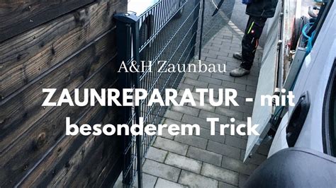 Zaunreparatur Mit Trick Wie Repariert Man Einen Besch Digten Zaun