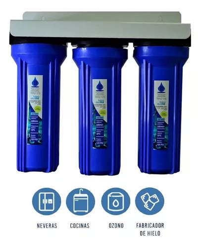 Filtro De Agua Triple Etapas Pulgadas Mercadolibre