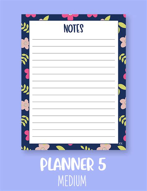 Notes Planner Pages - FREE 2025 Planner Pages | Printabulls