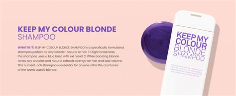 Amazon Eleven Australia Keep My Colour Blonde Shampoo For Women Men Purple Toning