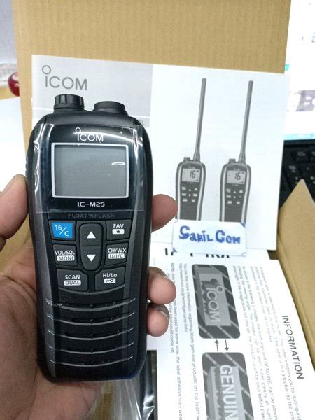 Jual Ht Marine Icom Ic M Vhf Marine Ht Waterproof Icom Ic M