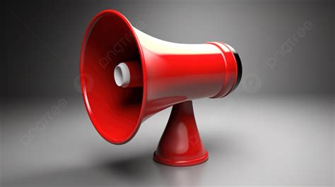 Speech Bubble In 3d Rendered Megaphone Background Megaphone 3d Speaker 3d Megaphone