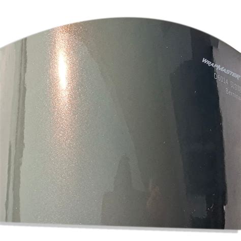 glossy metallic bernina grey vinyl film wrapteck