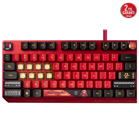ASUS ROG Strix Scope RX EVA-02 Edition RX Red Switch RGB Kablolu ...