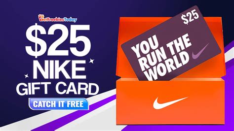 Free $25 Nike Gift Card | GetFreebiesToday.com