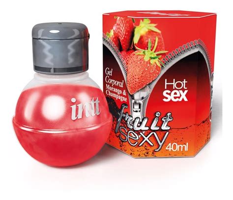 GEL COMESTÍVEL HOT FRUIT SEXY 40ML morango