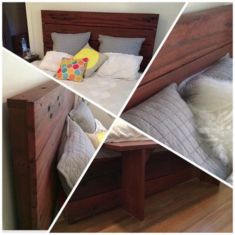 Diy Recycled Timber Bedhead Materials By