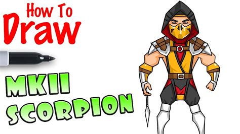 Mortal Kombat Scorpion Drawings Easy