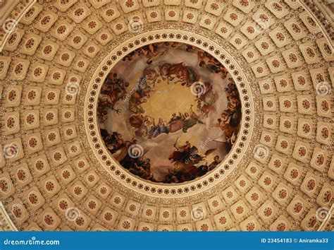 The Apotheosis of Washington Stock Image - Image of america, states ...