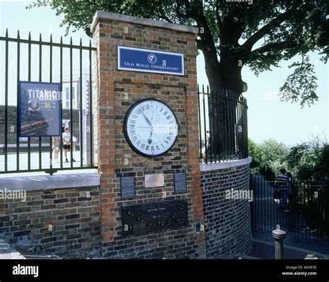 Greenwich Meridian and GMT Clock World Heritage GREENWICH UK Stock Photo - Alamy