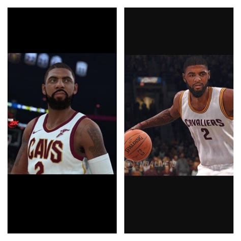 Kyrie Irving: NBA 2k18 vs Live 18 Comparison : r/NBA2k