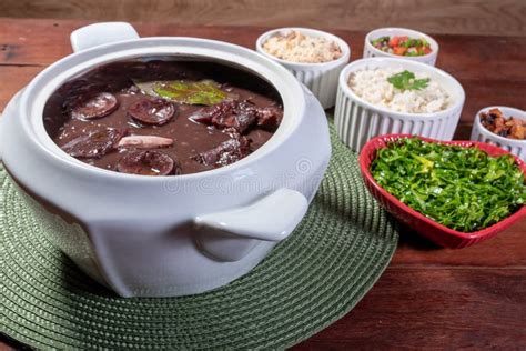 Authentic Brazilian Feijoada - a Hearty and Flavorful Dish Stock Photo ...