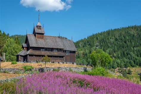 Eidsborg Stave Church In Telemark Norway Stock Photo Image Of