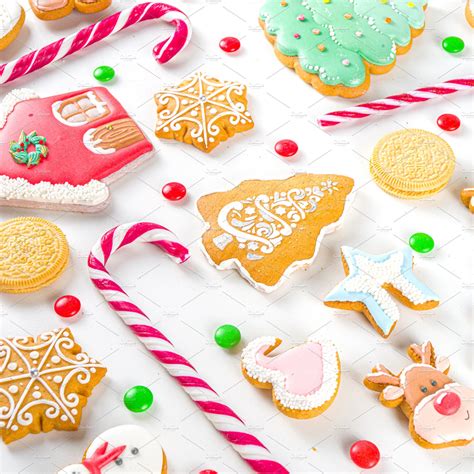 Assorted festive Christmas sweets | Holiday Stock Photos ~ Creative Market