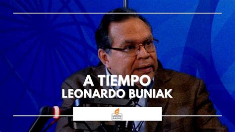 A Tiempo Entrevista Con Leonardo Buniak Youtube