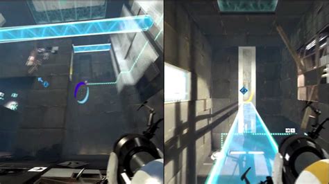 Portal 2 Co Op Splitscreen Multiplayer Gameplay Walkthrough Light