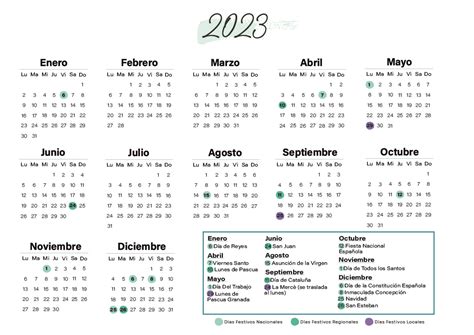 Calendario Festivos Barcelona Marina Delta