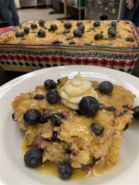 Blueberry Lemon Bread Pudding Raffle Ticket — Fork Real Community Café