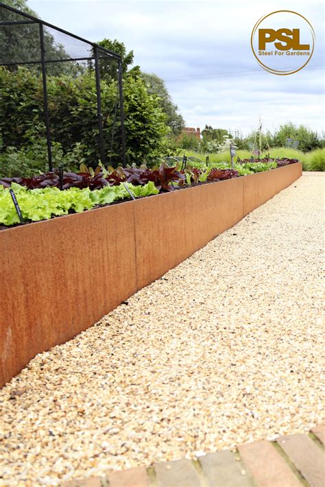 Corten Raised Vegetabled Bed By Steel For Gardens Urban Garden Garden Design Garden Inspiration