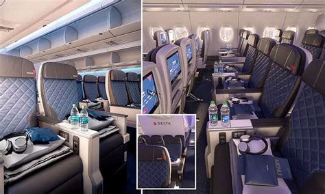 Delta Unveils Its Premium Economy Seat Which Offers More Space And Faster Check In Daily Mail