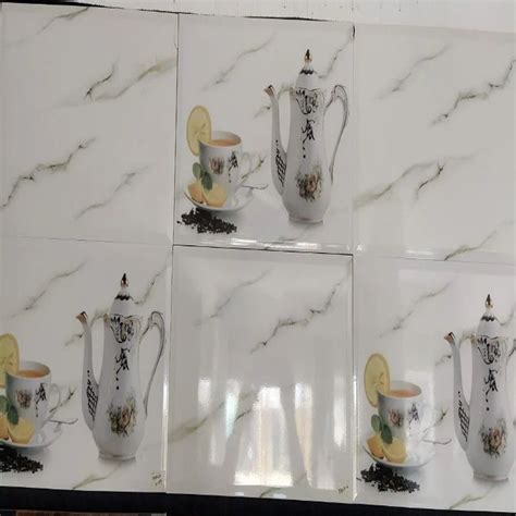 Ceramic Glossy Mm Digital Wall Kitchen Tiles Size X Feet X