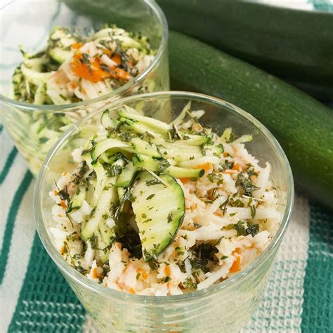 Recette Courgettes Rap Es Salade Froide