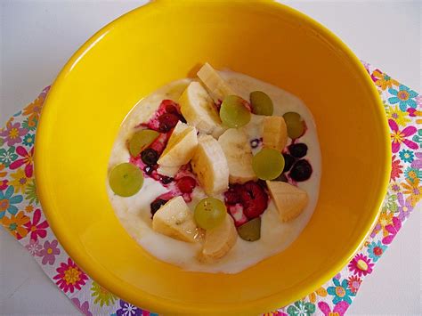 Frühstücksquark mit Orangensaft und Haferflocken von MissSilence