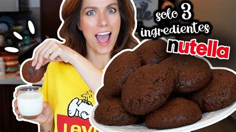 Galletas De Nutella Con 3 Ingredientes Dacostas Bakery Youtube