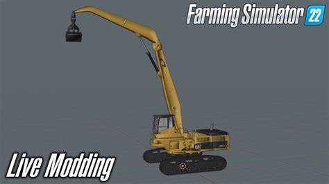 🔴live Modding 🚧 Cat 385c Mh🚧 Farming Simulator 22 Mods Youtube