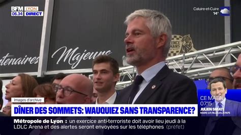 Laurent Wauqiez Va Devoir Transmettre La Liste Des Invit S Du D Ner