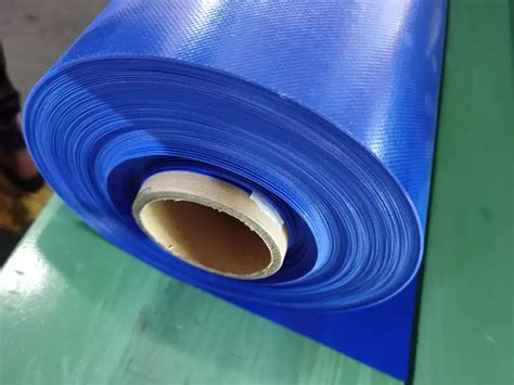 Pvc Tarpaulin Roll Fabric Heavy Duty Gsm D Glossy Matte Pvc