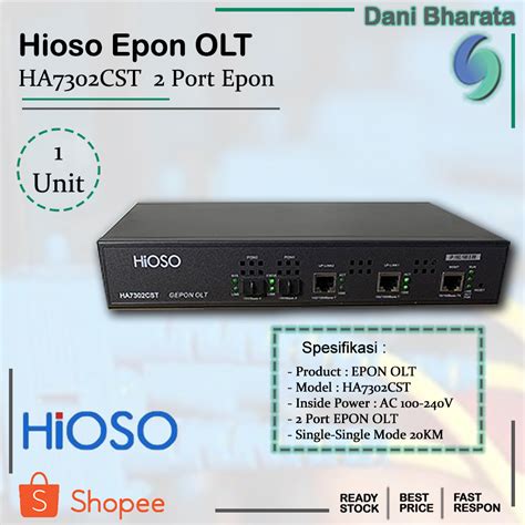 Jual Hioso Ha Cst Epon Olt Pon Port Dengan Modul Sfp Max