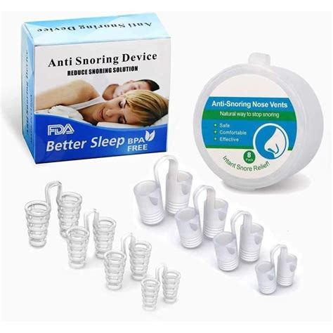 8Pcs Dispositif Anti Ronflement écarteur Nasal Anti Ronflement