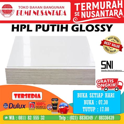 Jual Hpl Putih Glossy Cm X Cm Taco Sheet Putih Kilap Shopee